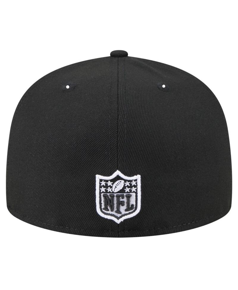 Men's Black Jacksonville Jaguars Main Patch 59FIFTY Fitted Hat