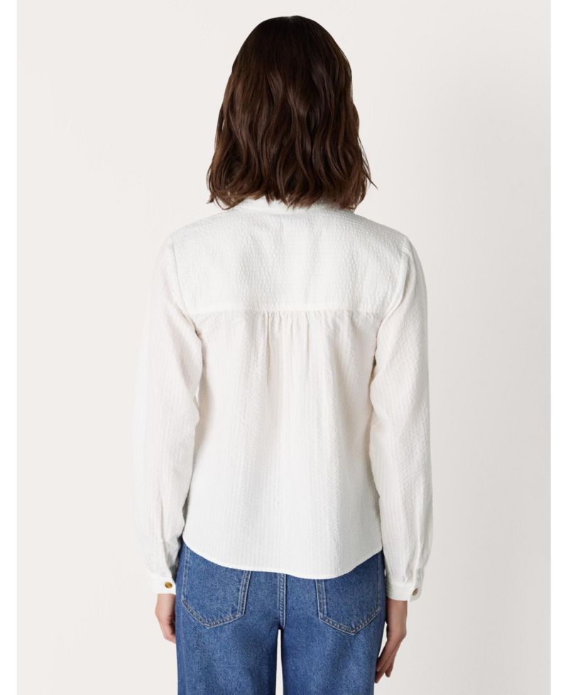 Women's Textured Frill Shirt