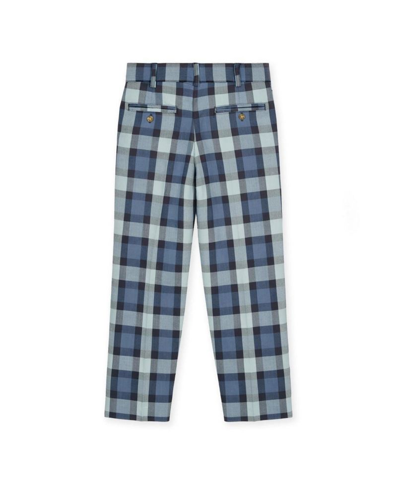 Boys' 4-20 Plaid Cotton Pants