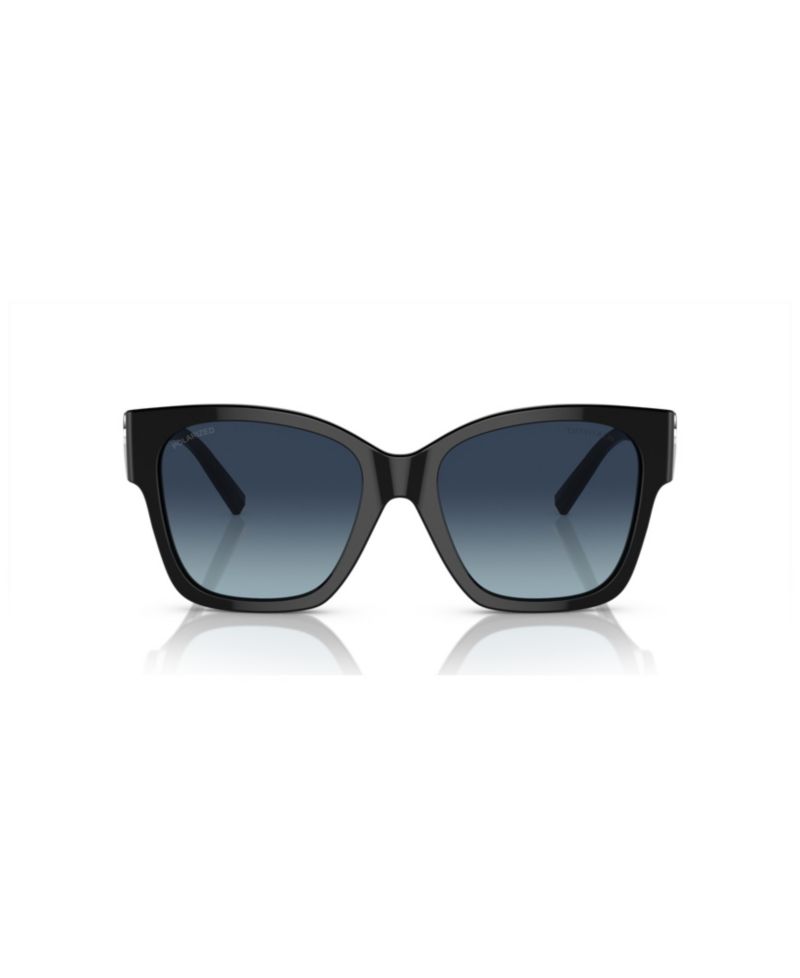 Women's Polarized Low Bridge Fit Sunglasses, Gradient TF4216F