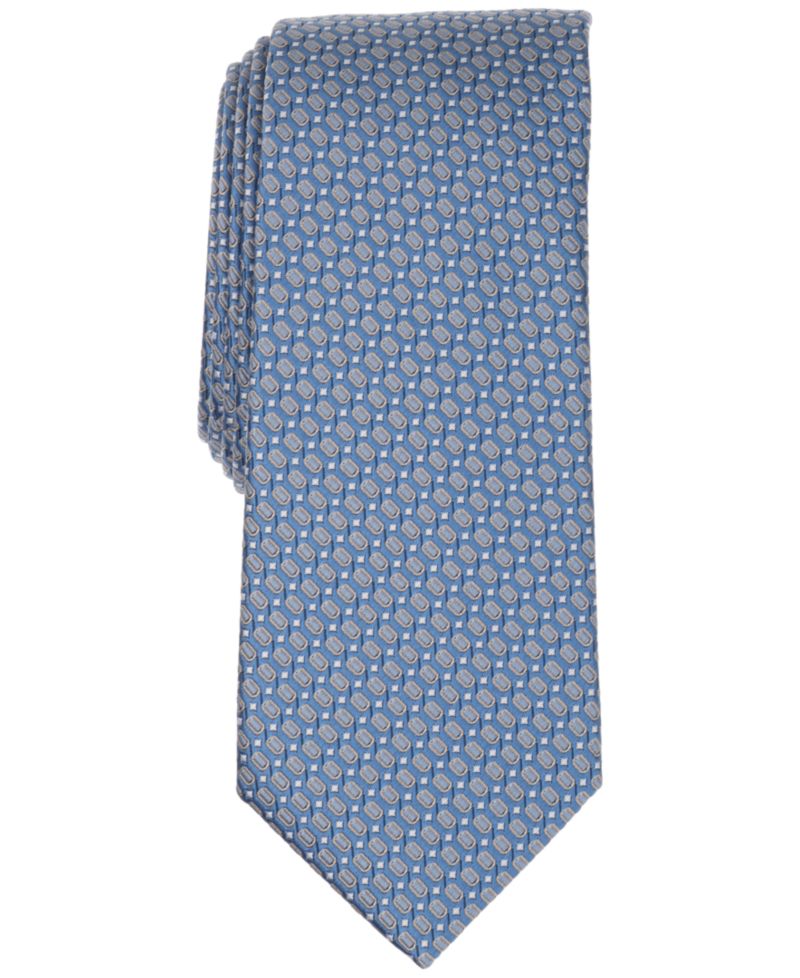 Men's Renato Geometric Pattern Slim Tie