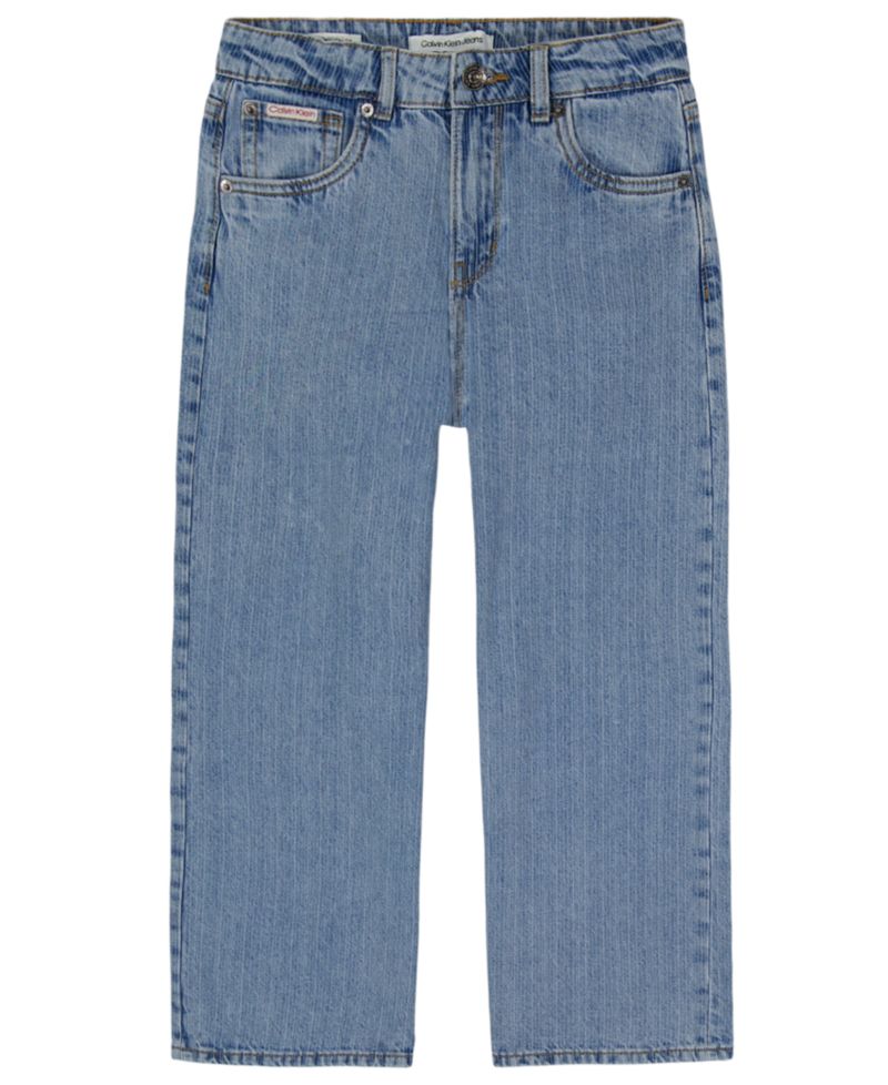 Girls' 7-16 Wide-Leg Denim Jeans
