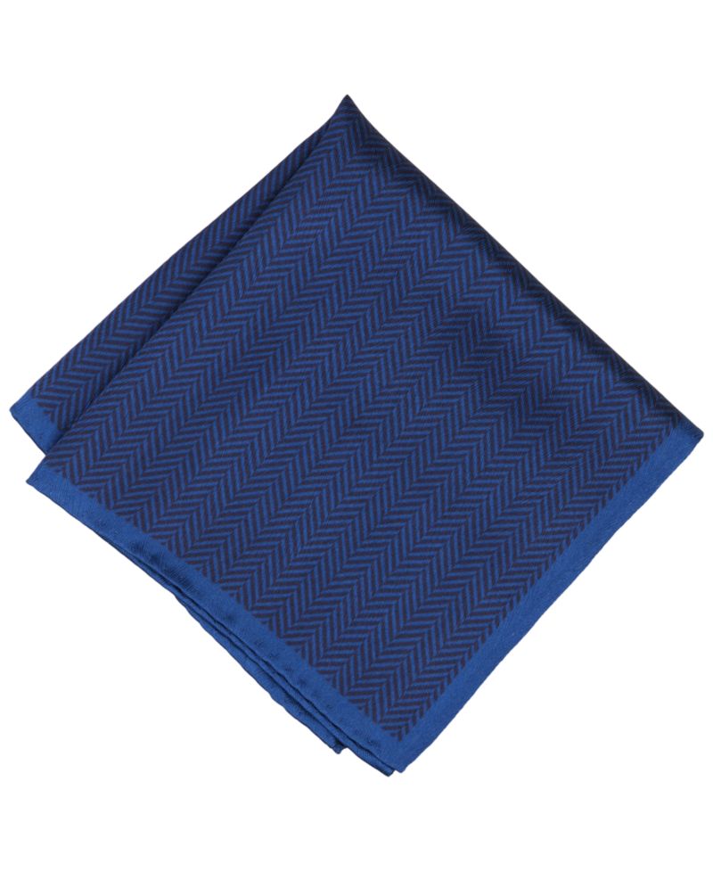 Men's Herringbone Pocket Square Tie