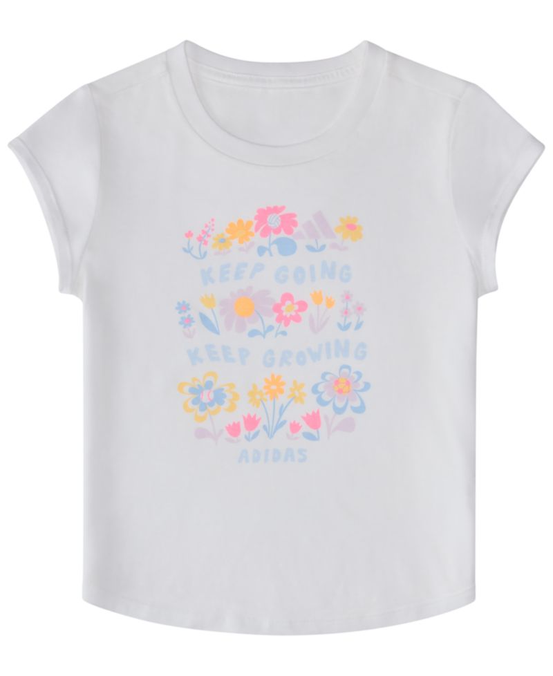 Baby Girls' Short Cap Sleeve T-Shirt and Woven Shorts, 2-Piece Set