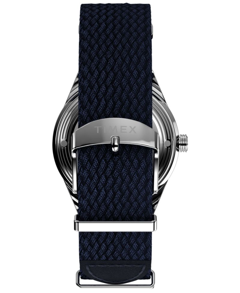 Men's Automatic Blue Fabric Watch, 38mm
