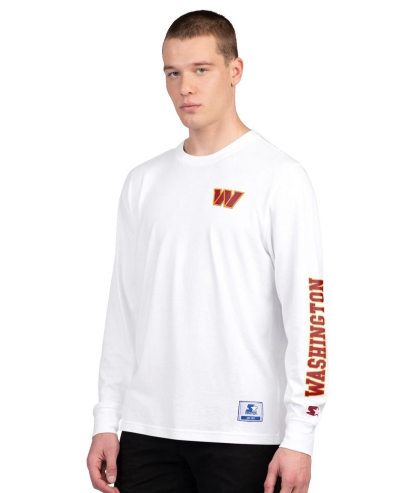Men's Burgundy/White Washington Commanders Short Sleeve & Long Sleeve T-Shirt Combo Pack