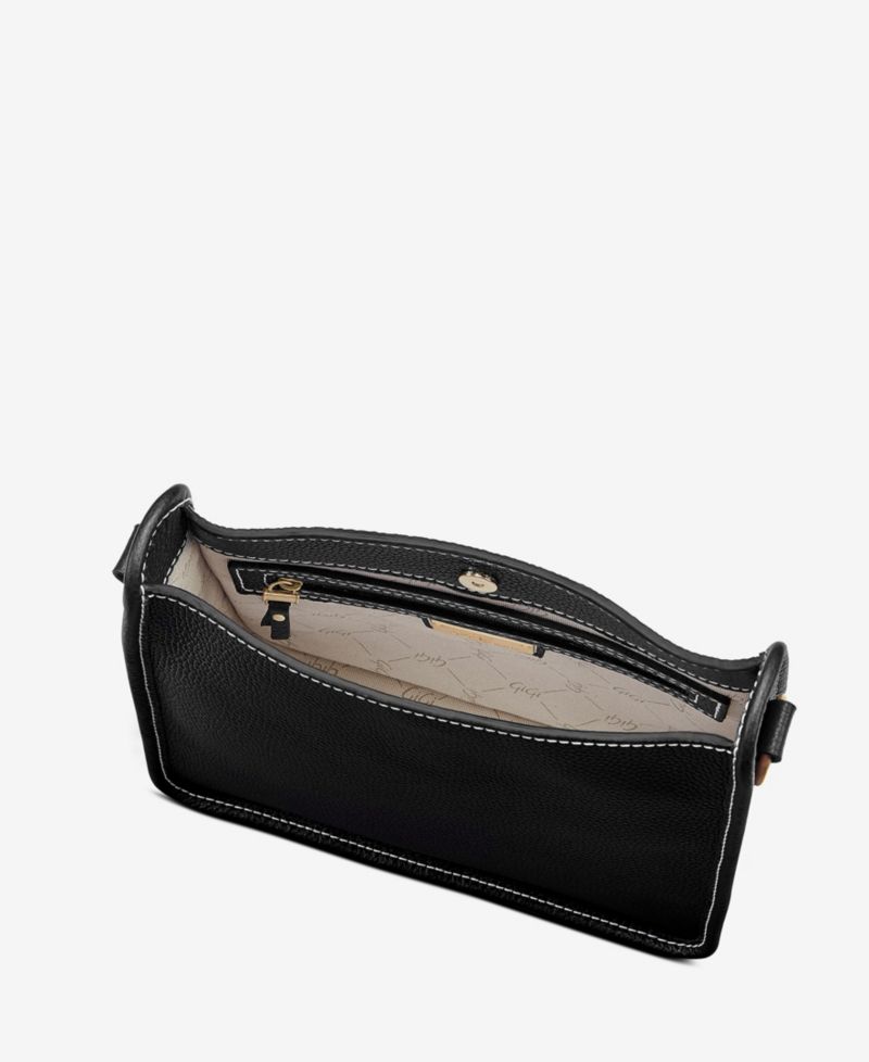 Elle Pebble Leather Crossbody Bag
