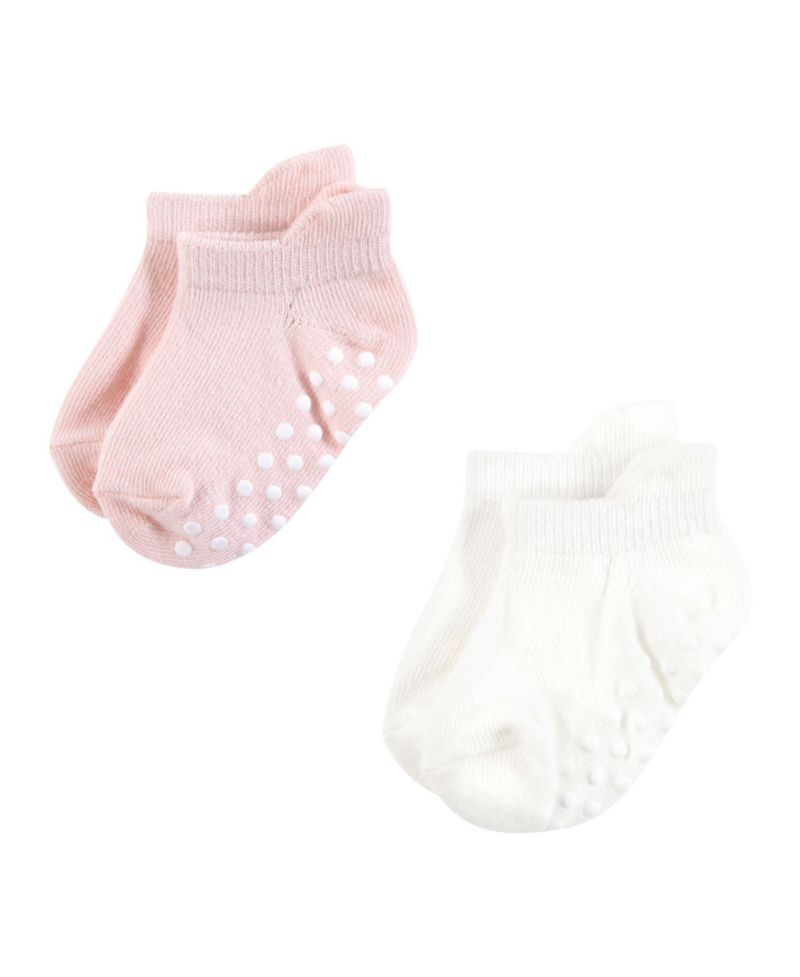 Baby Girls 12Pk Natural Non-Skid No-Show Socks