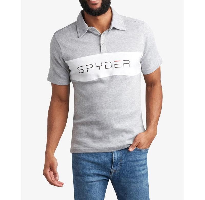 Men's Color-Blocked Short-Sleeve Polo Shirt