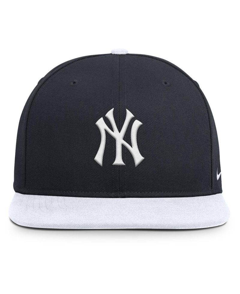 Men's Navy/White New York Yankees Primetime Pro Dri-FIT Snapback Hat