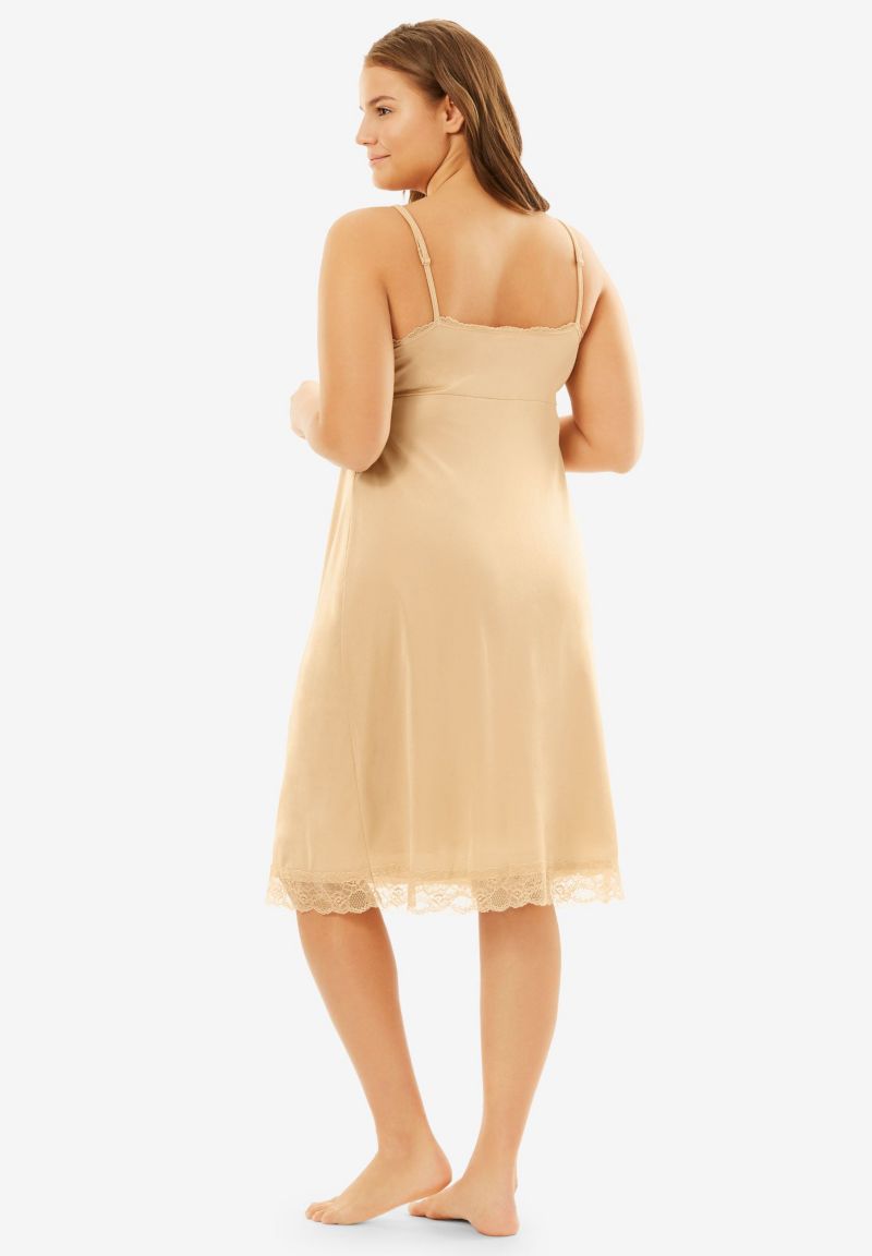 Women's Plus Size Full Slip Double Skirted
