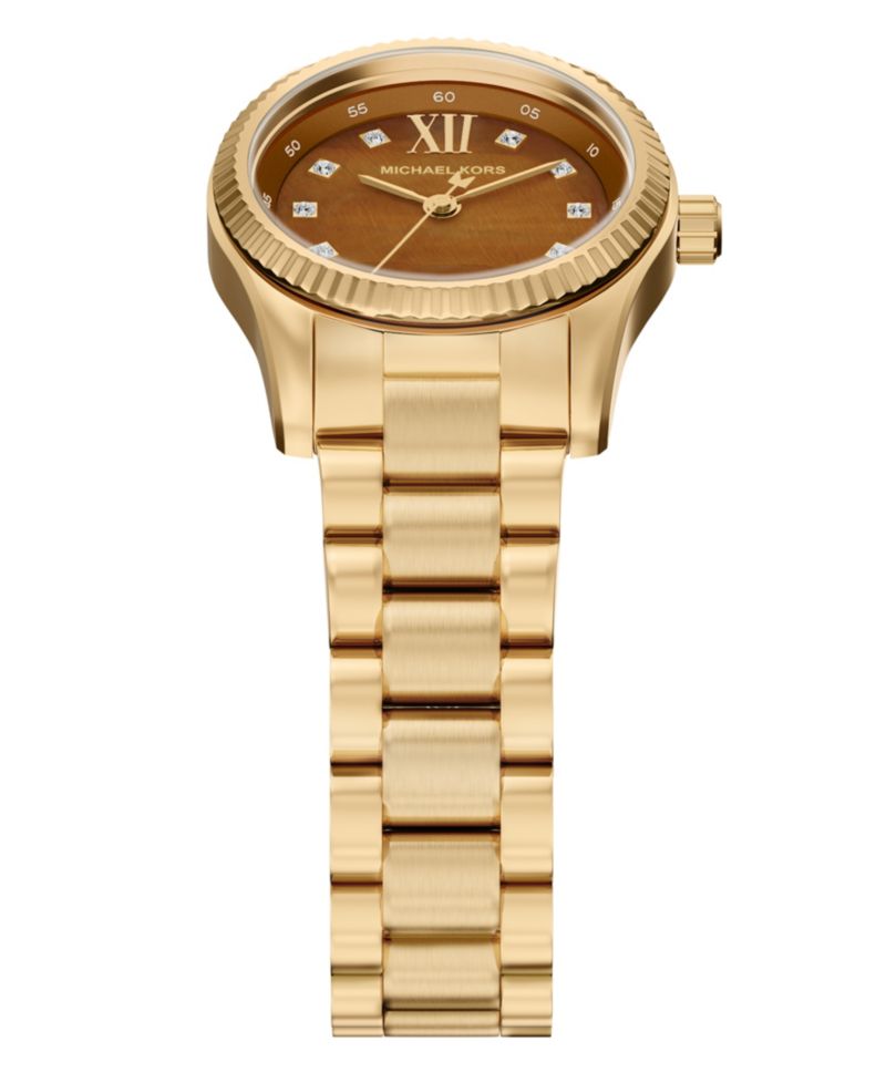 Women's Lexington Three-Hand Gold-Tone Stainless Steel Watch, 26mm