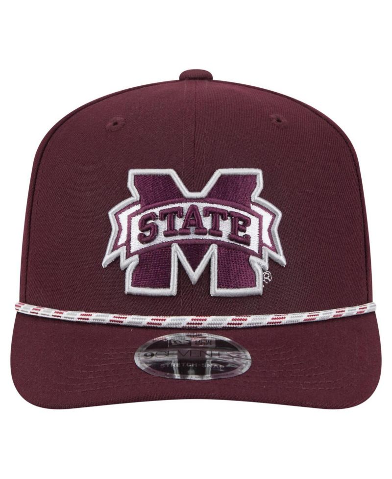 Men's Maroon Mississippi State Bulldogs Game Day Multi-Rope 9SEVENTY Stretch-Snap Hat