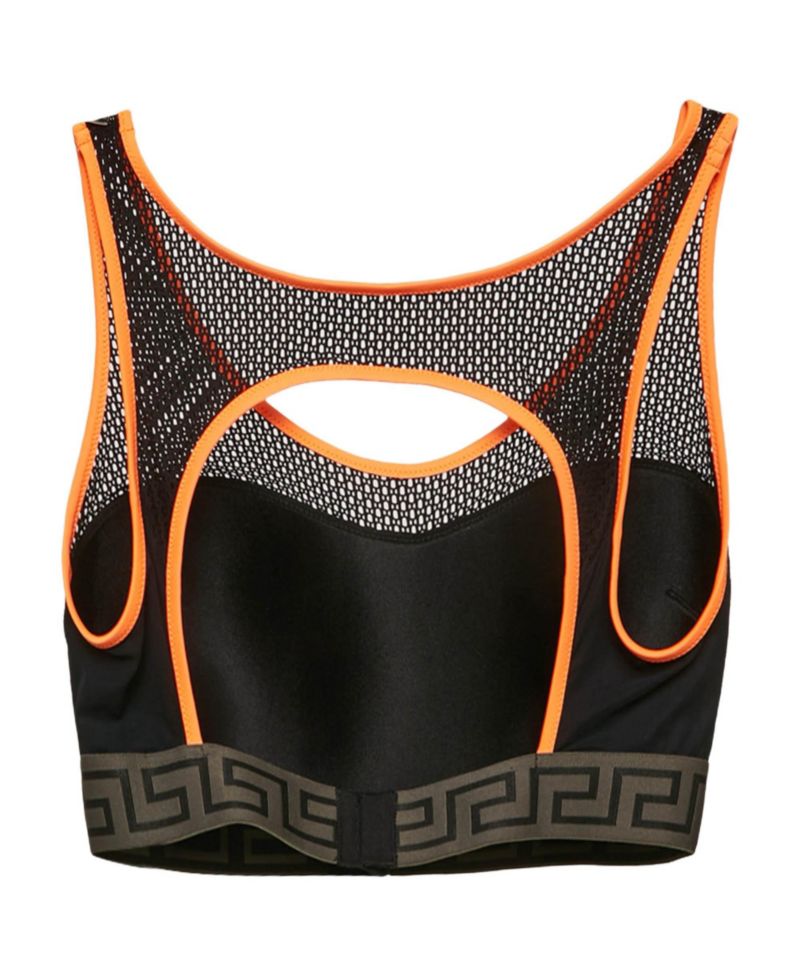 Women's Underwear Mesh Trim Sports Bra