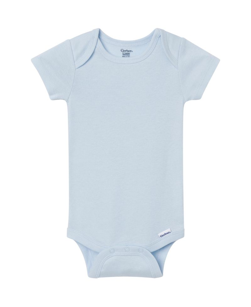 Baby ( NEW BORN TO 18 M )8-Pack Short Sleeve Bodysuits, Rainbow