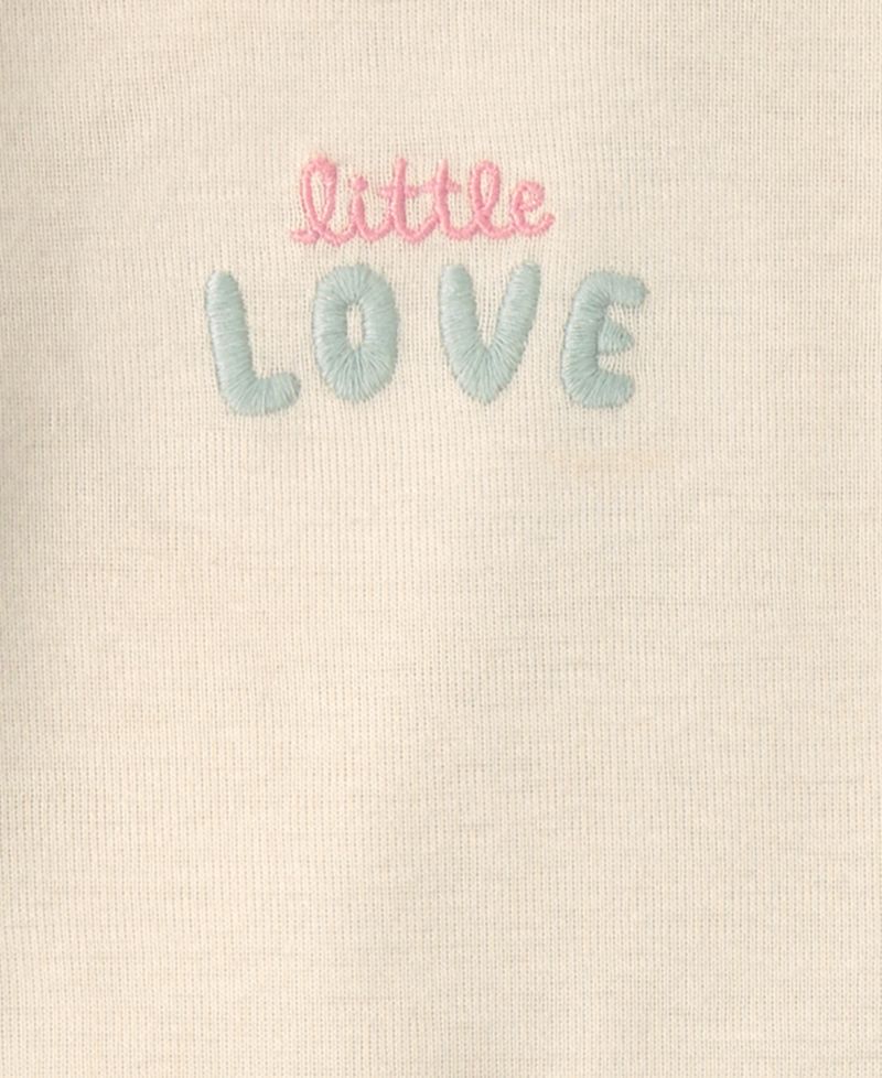 Baby Girls' Little Love Polar Bear Long-Sleeve Bodysuits and Pants, 3-Piece Set