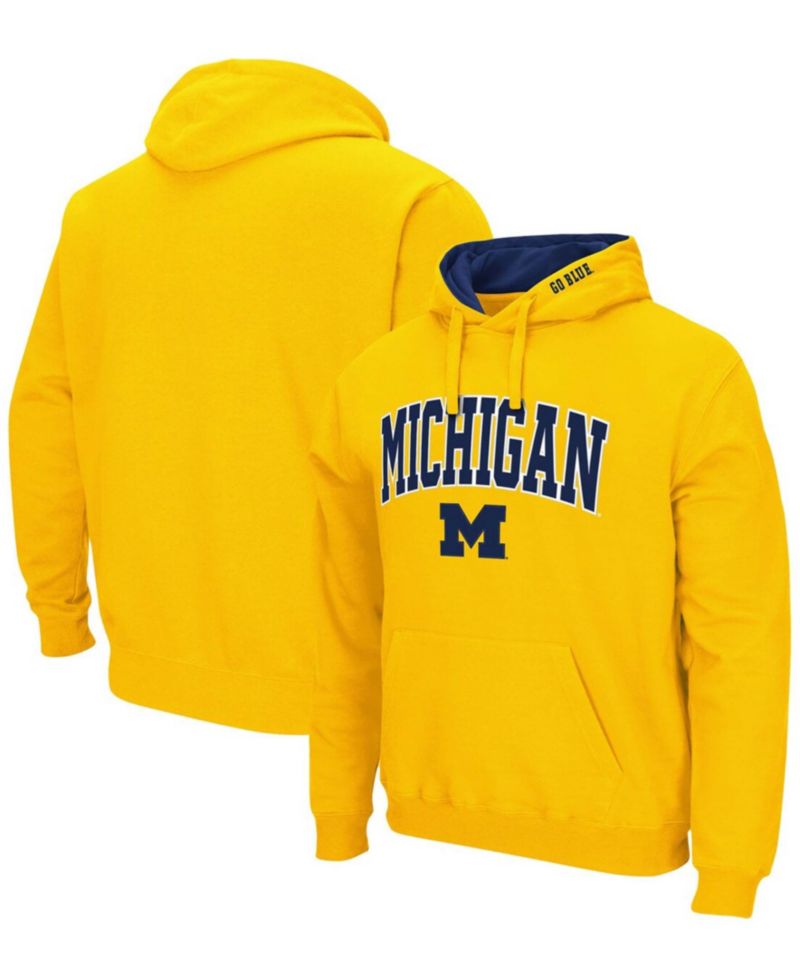 Men's Michigan Wolverines Arch Logo 3.0 Pullover Hoodie