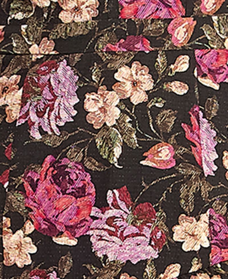 Juniors' Floral Tiered Midi Dress