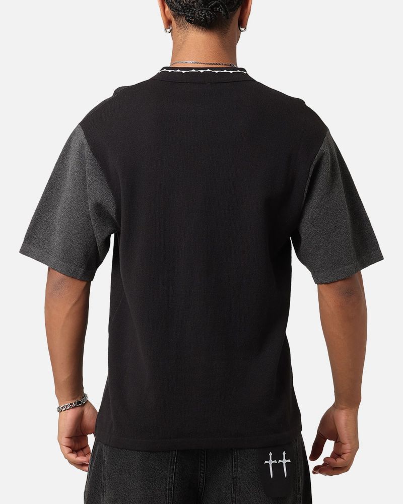 Men's C-Superstar Knitted Polo Shirt, Black, XXLarge