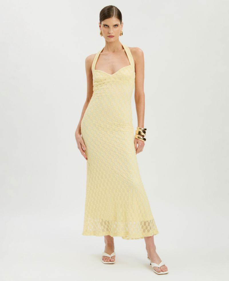 Women's Mariko Halter Neck Midi Dress