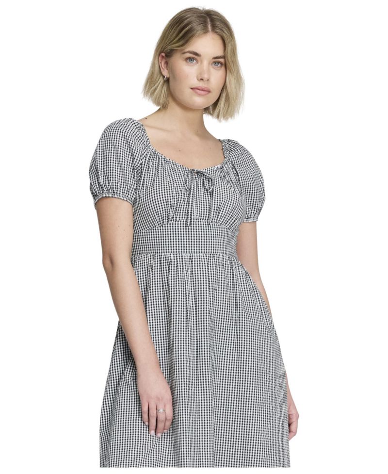 Women's Kaitlyn Gingham A-Line Midi Dress