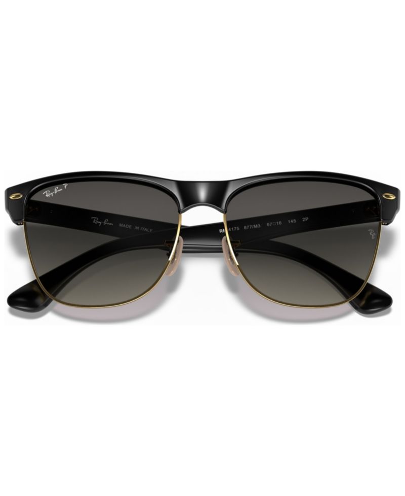 Polarized Sunglasses , RB4175 CLUBMASTER OVERSIZED