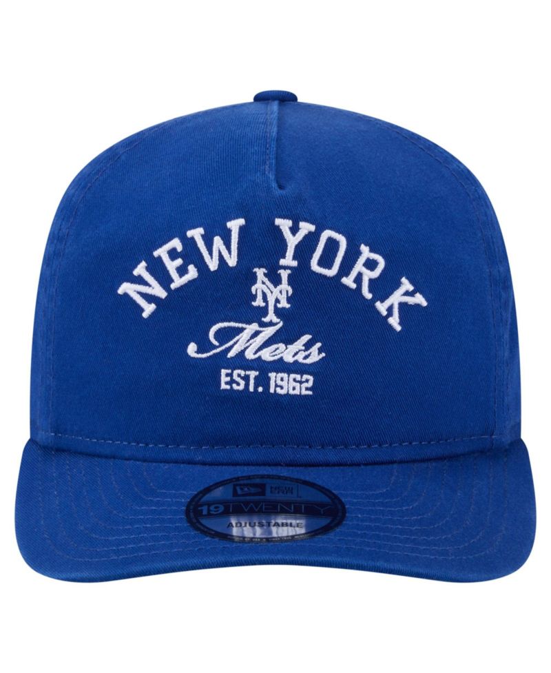 Men's Royal New York Mets Stacked 19TWENTY Adjustable Hat