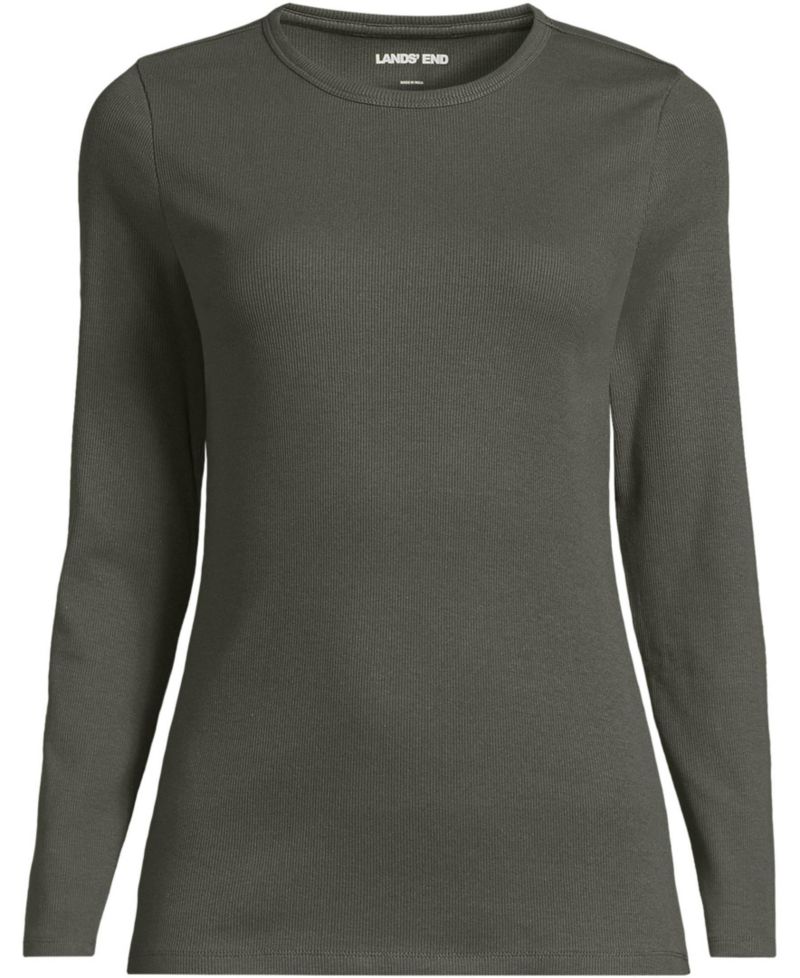 Women's Long Sleeve Micro Rib T-Shirt