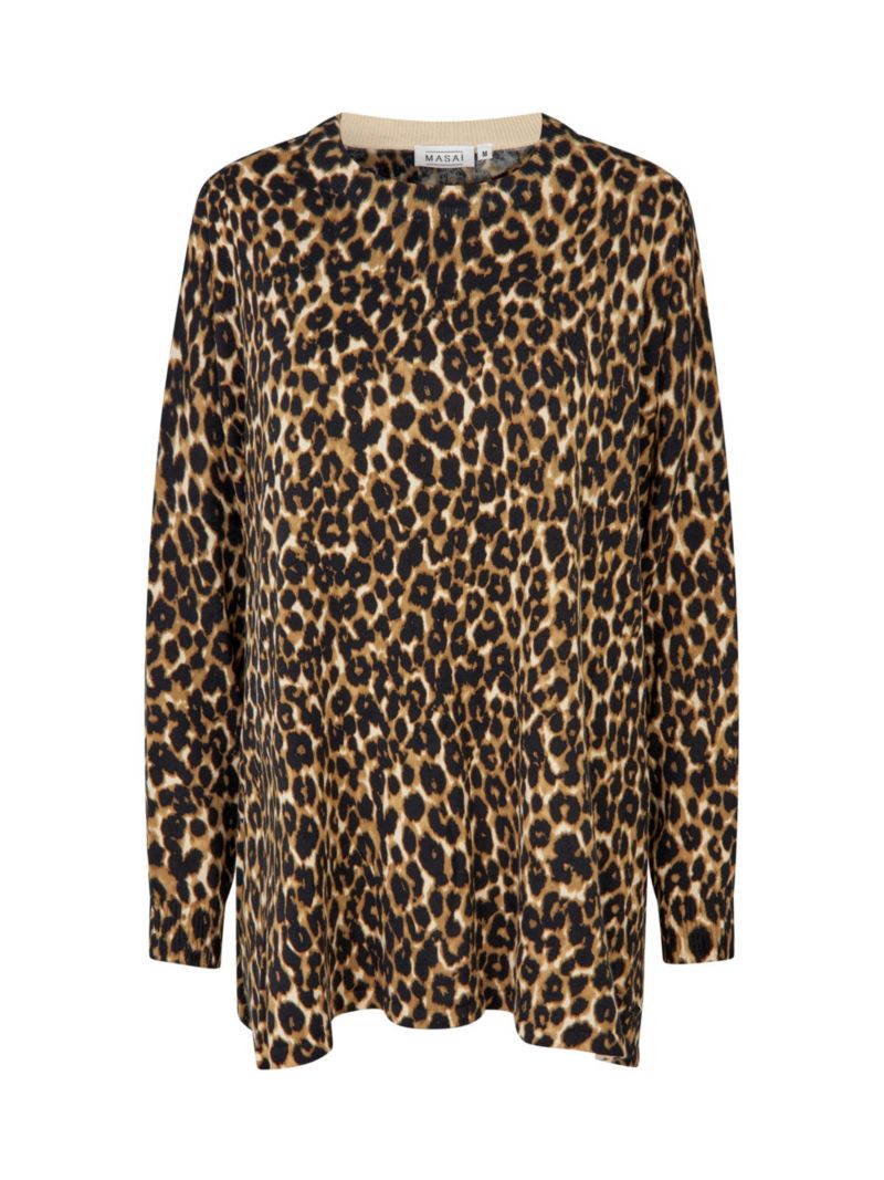 Women's MaFeluci Leopard Print Jumper