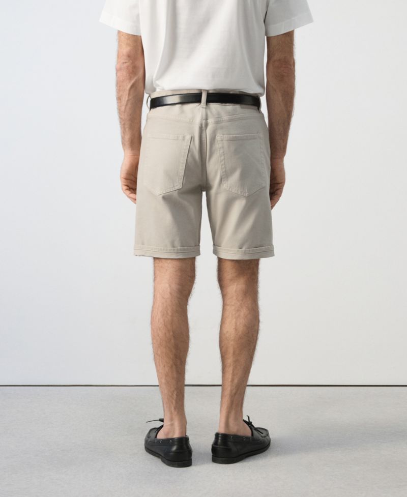 Men's Slim-Fit Denim 9.45" Bermuda Shorts