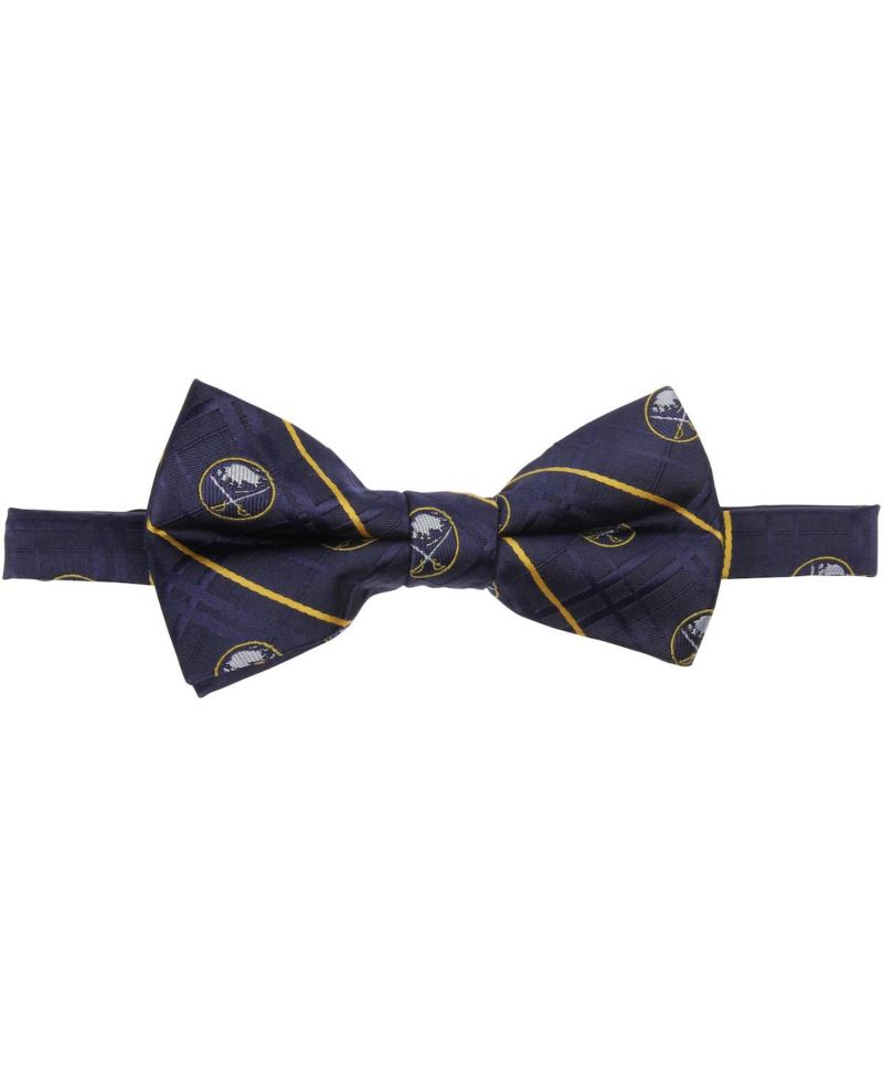 Men's Navy Buffalo Sabres Oxford Bow Tie