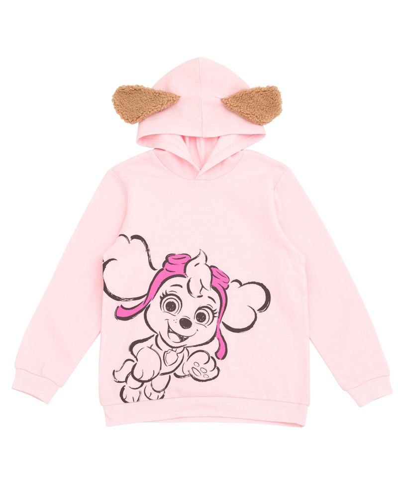 Little Girls Fleece Cosplay Pullover Hoodie and Jogger Pants Outfit Set to (2T - 10-12