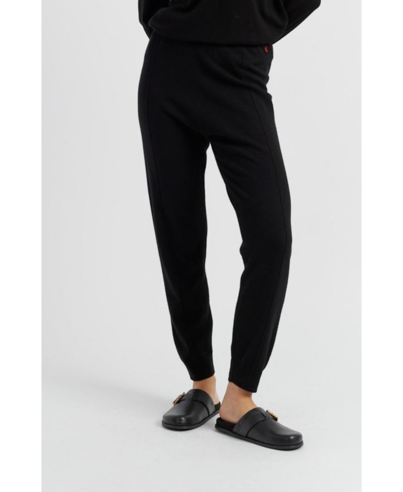 Women's Chinti and Parker Wool Cashmere Cuffed Joggers
