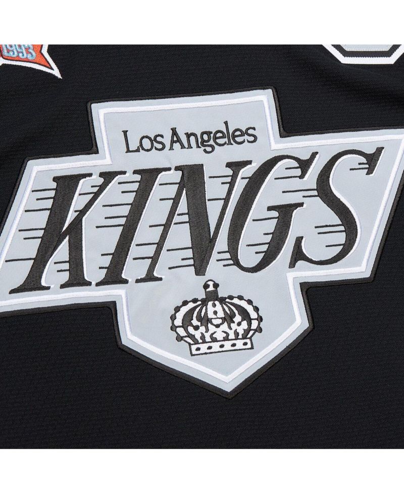 Men's Wayne Gretzky Black Los Angeles Kings Big & Tall 1992/93 Blue Line 2.0 Jersey