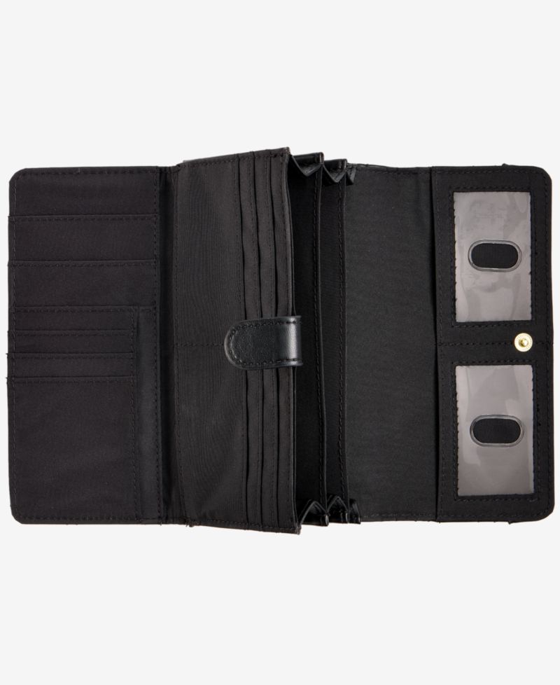 Quilted Receipt Manager Wallet
