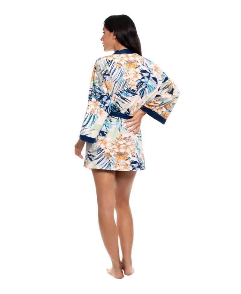 Women's Printed Wrapper, Camisole and Shorts, 3-Piece Set