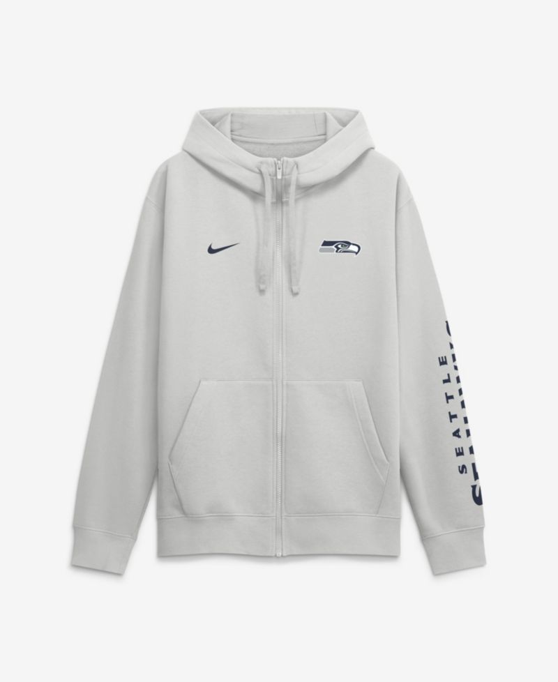 Men's Seattle Seahawks Primetime Club Fleece Full-Zip Hoodie