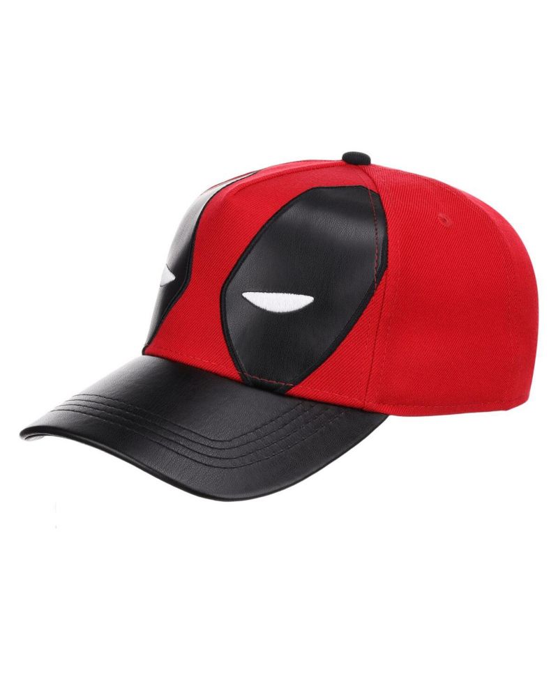 Men's Red Deadpool A-Frame Snapback Hat