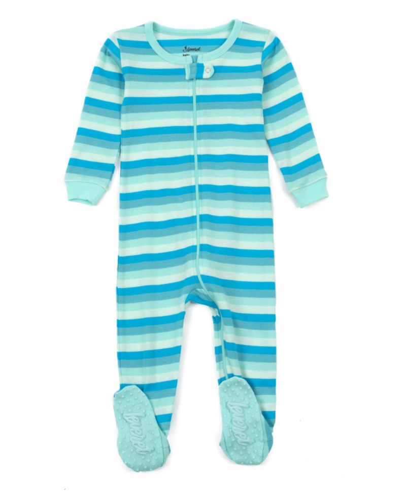 Baby Matching Family Footed Cotton Striped Pajamas