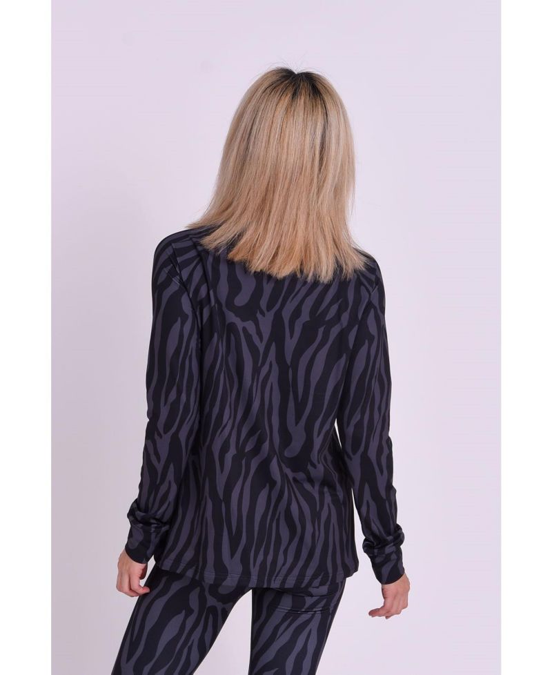 Clothing Women's Baselayer Top - Black Tiger