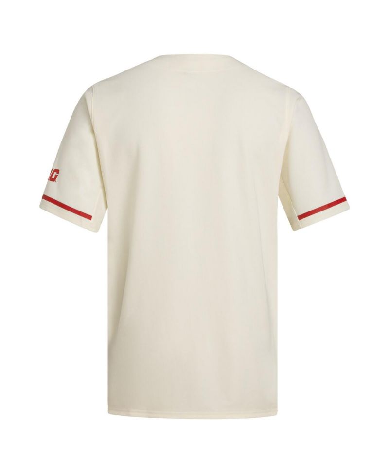 Men's Cream Rutgers Scarlet Knights Replica Baseball Jersey