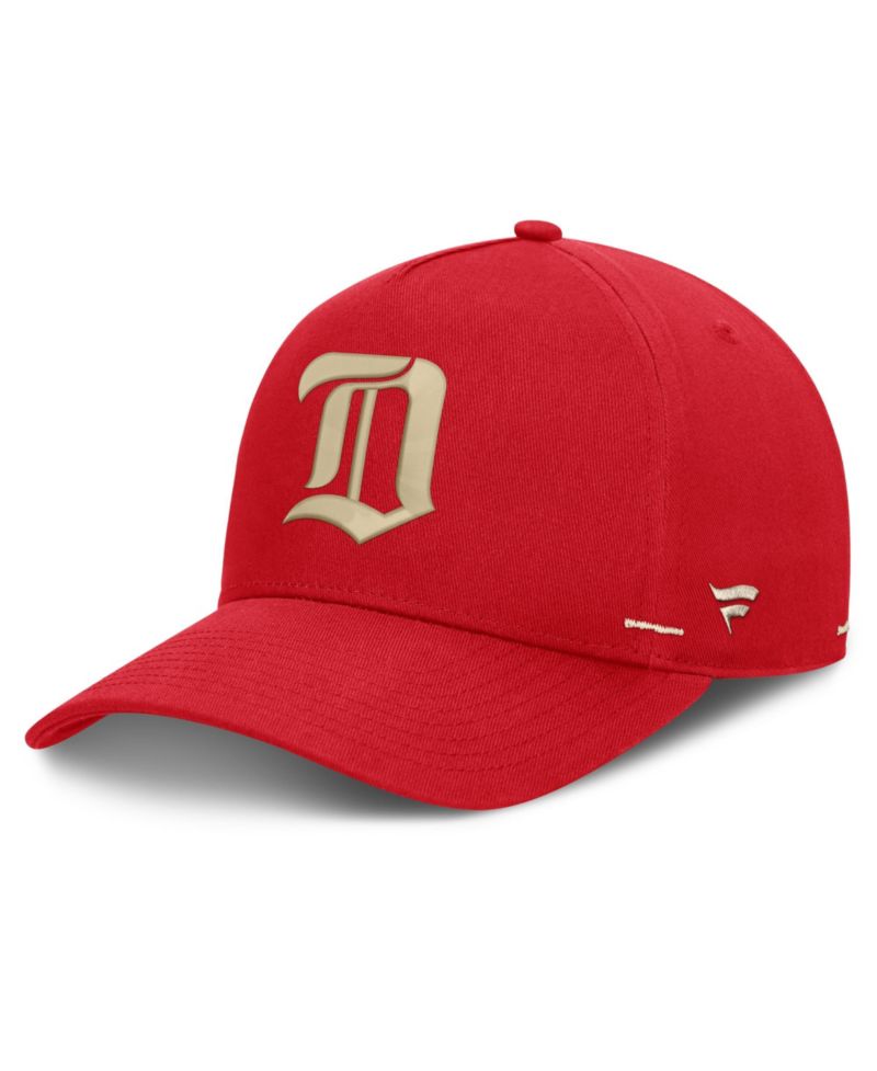 Men's Red Detroit Red Wings Alternate Authentic Pro Rink A-Frame Adjustable Hat