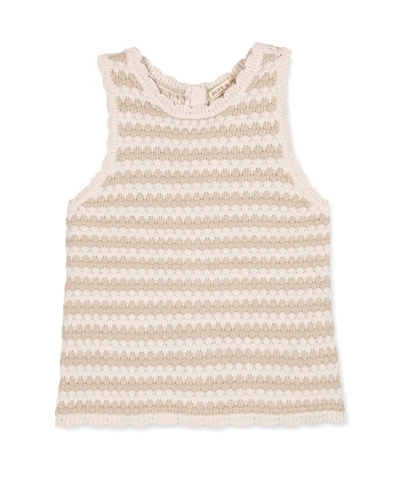 Women's Organic Button Back Sweater Tank