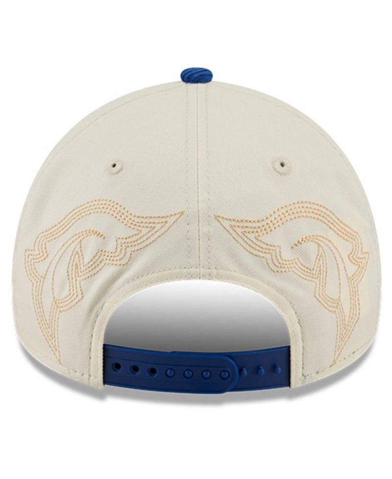 Men's Stone New York Mets Western Stitch 9FORTY A-Frame Adjustable Hat