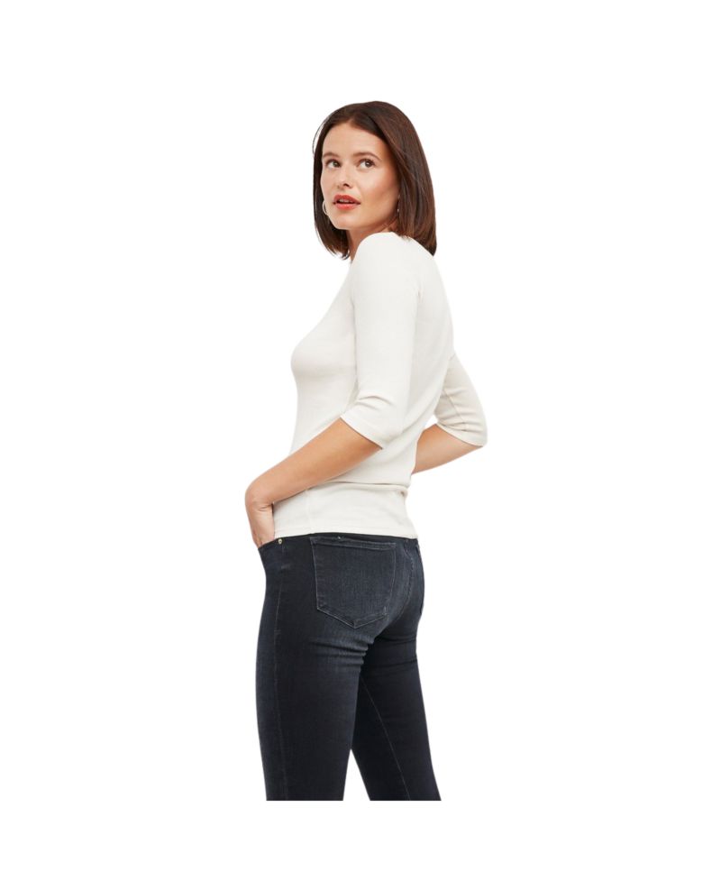 Women's Soyoung T-Shirt - Organic Ribbed Pima Cotton