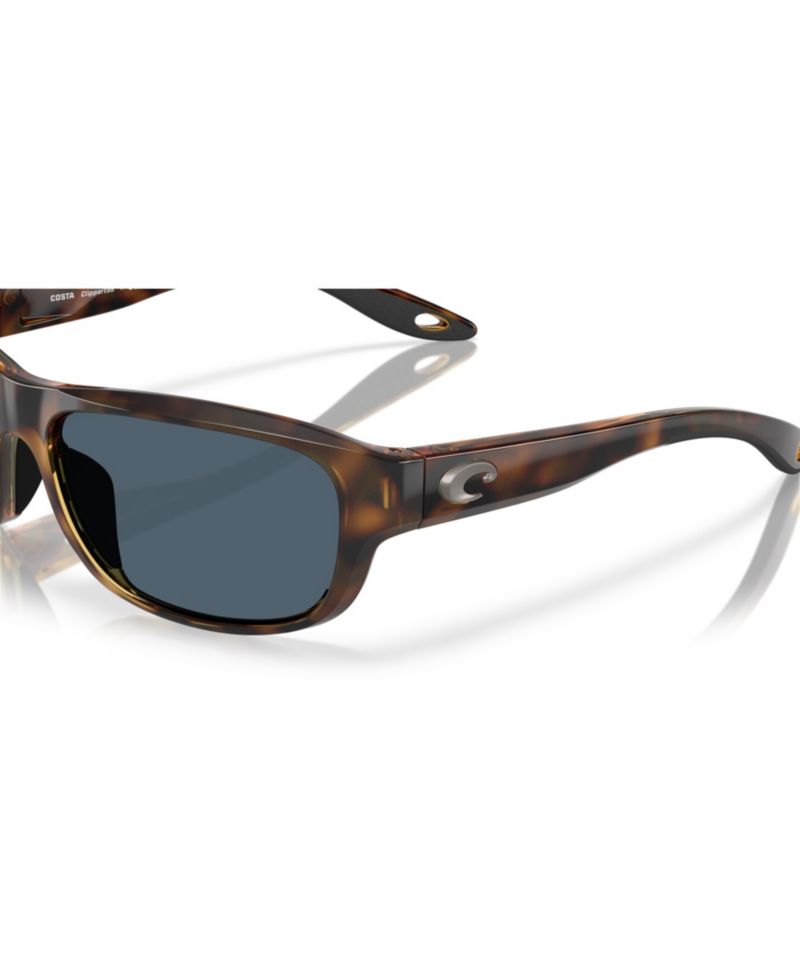 Unisex Rectangle Clipperton Polarized Sunglasses, 6S9119