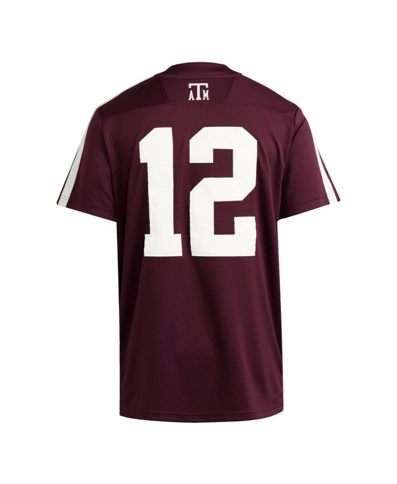 Men's 12 Maroon Texas A&M Aggies Premier Strategy Jersey