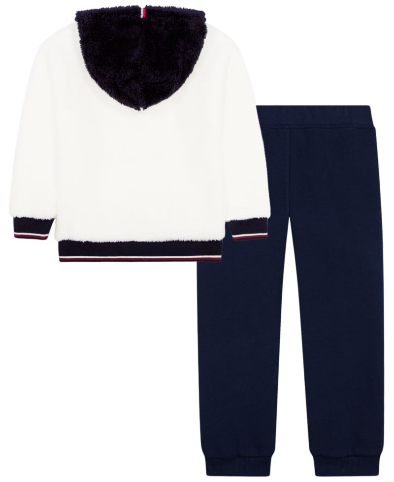 Baby Boys' Sherpa Hooded Hoodie and Jogger Pants, 2-Piece Set