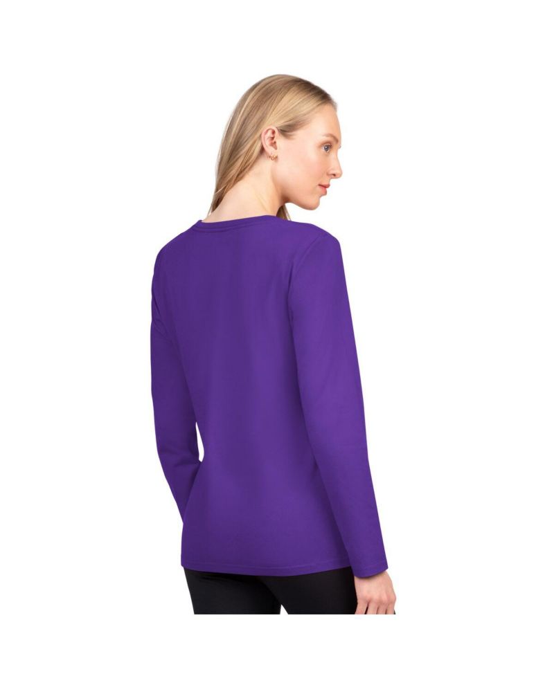 Women's Purple Minnesota Vikings Best Play Long Sleeve T-Shirt
