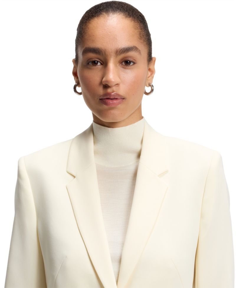 BOSS by Women's Japanese Crepe Slim-Fit Blazer